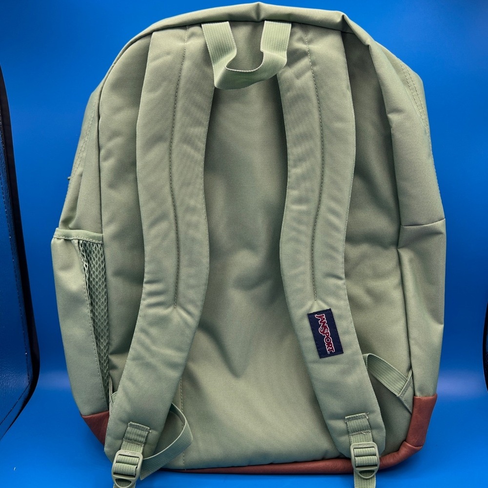 JanSport Cool Student Backpack Loden Frost Green 15in Laptop Sleeve - Picture 5 of 6
